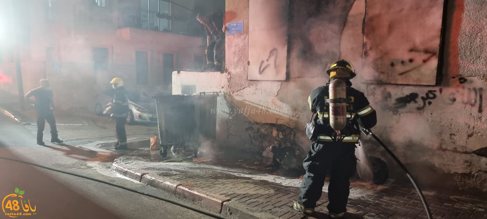  يافا: احتراق دراجة نارية بحي العجمي والاطفائية تهرع للمكان